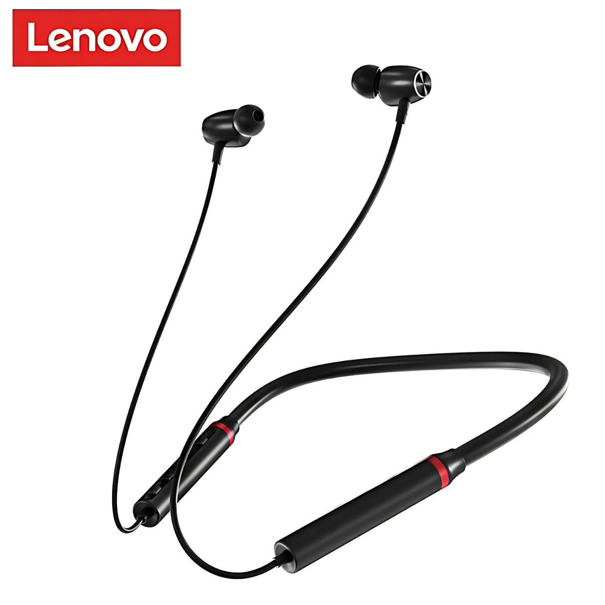 Lenovo HE05X 2 Bluetooth 5.3 Neckband Earphones – Magnetic, HiFi Bass, Waterproof, Noise-Cancelling