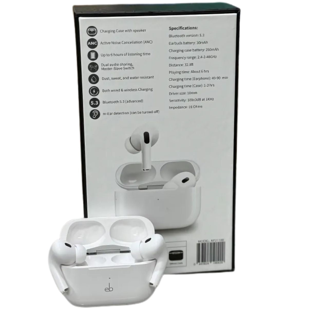 Echo Beat AirPods Pro 02 – Active Noise Cancellation | Premium Sound | Water Resistant Wireless Earbuds