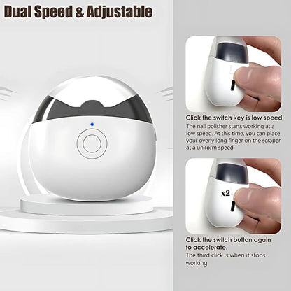 Electric Nail Clipper – Rechargeable Baby Nail Trimmer with LED Light & Catcher