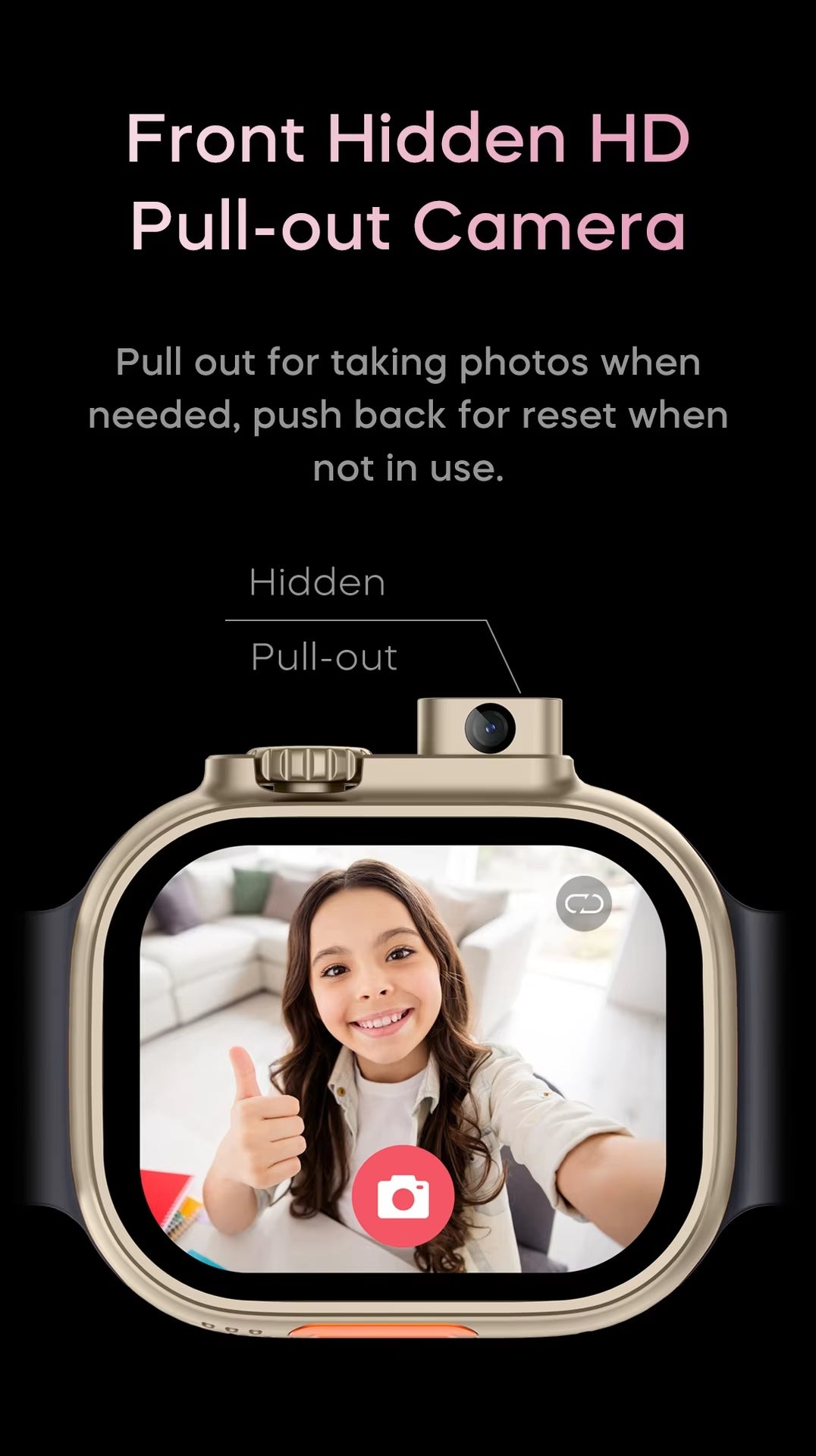 BW10 Pro 4G Smartwatch with HD Display, SIM Support, Hidden Camera, and Fitness Tracking