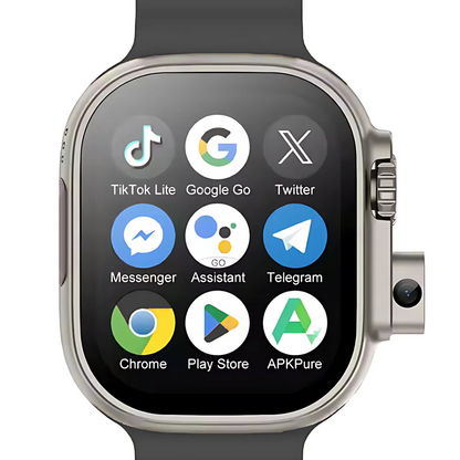 BW10 Pro 4G Smartwatch with HD Display, SIM Support, Hidden Camera, and Fitness Tracking