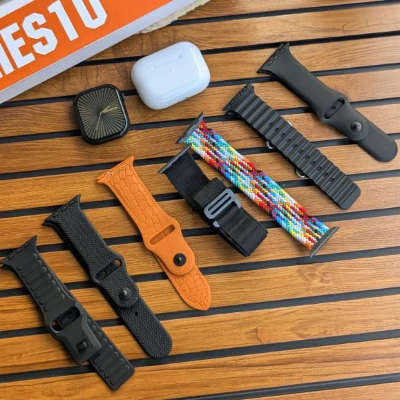 Series 10 Smartwatch With AirPods And 7 Straps