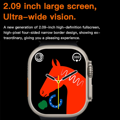 T900 Ultra Smartwatch with 2.02-inch Full Touch Display, Bluetooth Calling, Fitness & Heart Tracking – REVOQ Smartwatch