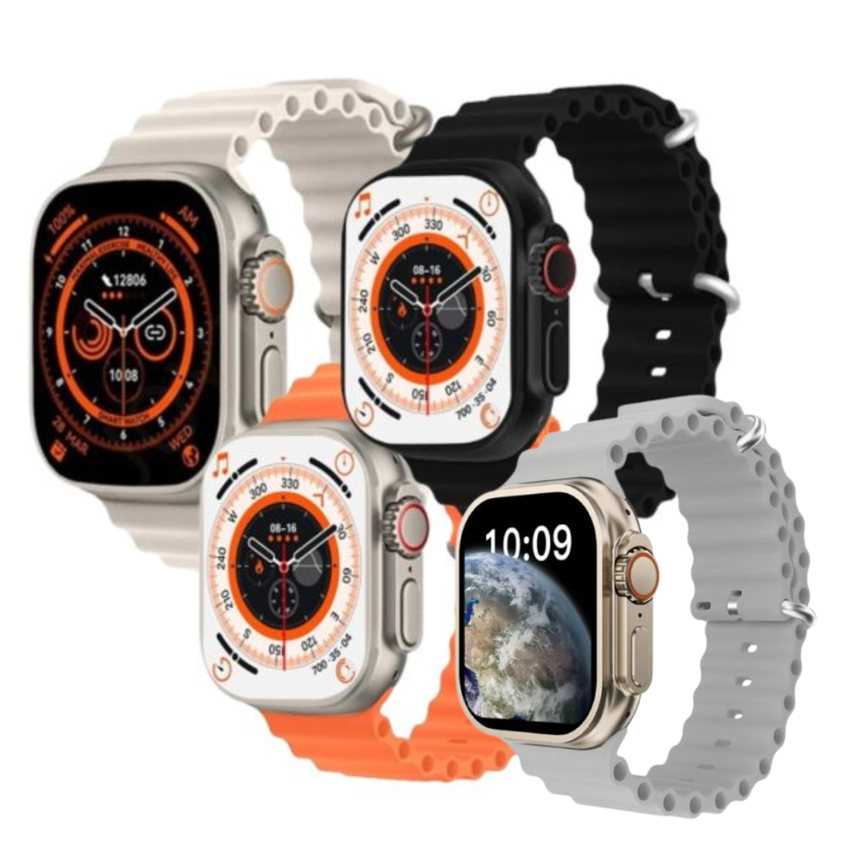 T900 Ultra Smartwatch with 2.02-inch Full Touch Display, Bluetooth Calling, Fitness & Heart Tracking – REVOQ Smartwatch